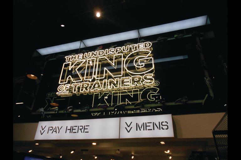 Store gallery JD Sports' Trafford Centre store races into the future